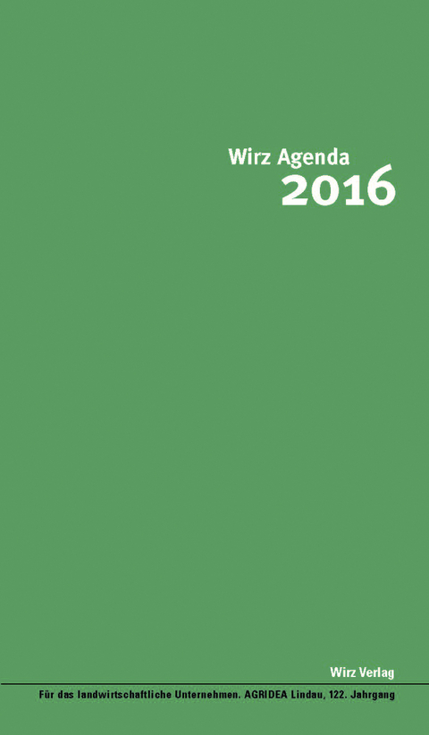 Wirz 2016 / Wirz Agenda 2016