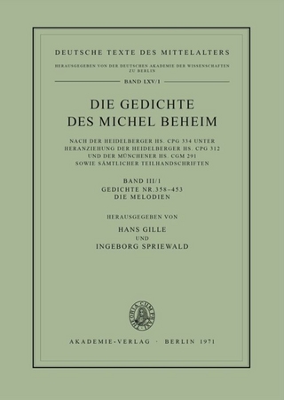 Gedichte Nr. 358–453. Die Melodien