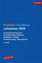 Praktiker-Handbuch Lohnsteuer 2009