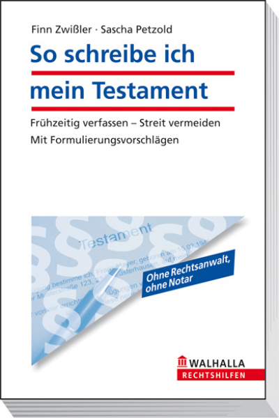 So schreibe ich mein Testament - Finn Zwi&szlig;ler, Sascha Petzold