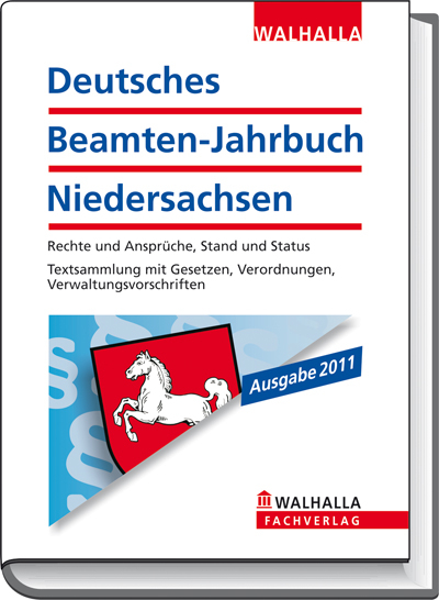 Deutsches Beamten-Jahrbuch Niedersachsen Taschenausgabe 2011 - Walhalla Walhalla Taschenausgabe