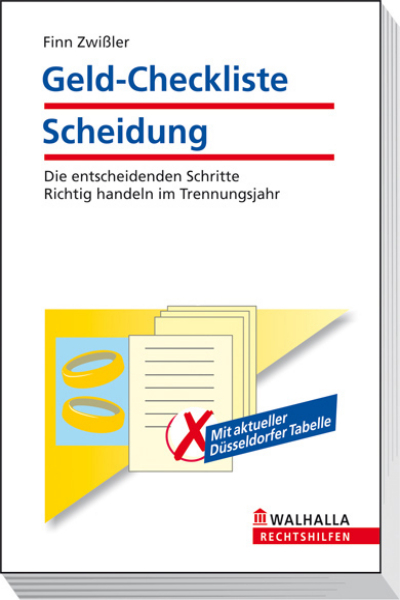 Geld-Checkliste Scheidung - Finn Zwi&szlig;ler