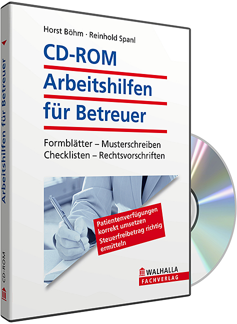CD-ROM Arbeitshilfen f&uuml;r Betreuer - Horst B&ouml;hm, Herbert Lerch, Annemarie R&ouml;slmeier, Reinhold Spanl, Karl Wei&szlig;