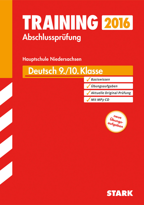 Training Abschlusspr&uuml;fung Hauptschule Niedersachsen - Deutsch 9./10. Klasse, mit CD - Marion von der Kammer