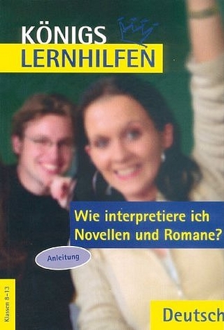 Wie interpretiere ich Novellen und Romane?