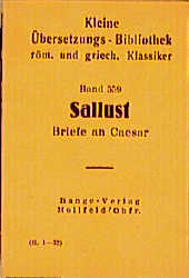 Briefe an Caesar -  Sallust