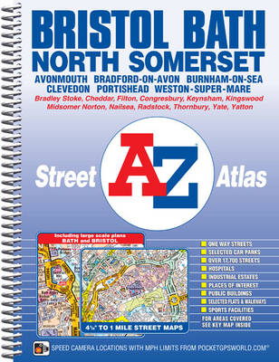 Bristol, Bath & North Somerset A-Z Street Atlas (spiral)