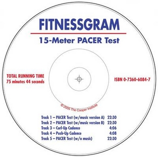 Fitnessgram 15-Meter Pacer Test CD