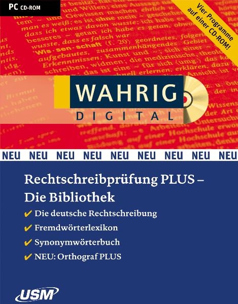 Wahrig digital: Rechtschreibung Plus - Die Bibliothek (CD-ROM)