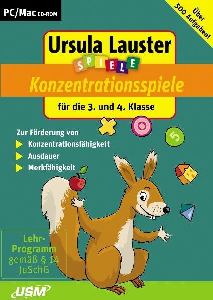 Ursula Lauster: Neue Konzentrationsspiele f&uuml;r die 3. und 4. Klasse - Ursula Lauster