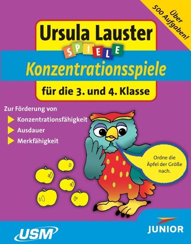 Konzentrationsspiele 3.-4. Klasse - Ursula Lauster