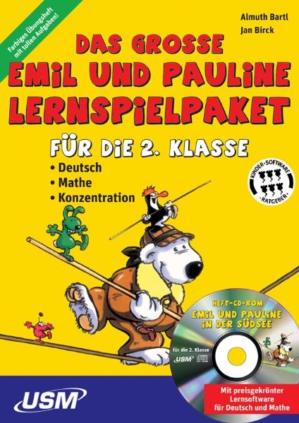 Das gro&szlig;e Emil und Pauline Lernspielpaket f&uuml;r die 2. Klasse