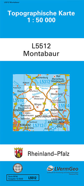 TK50 L5512 Montabaur -  Landesamt f&uuml;r Vermessung und Geobasisinformation Rheinland-Pfalz