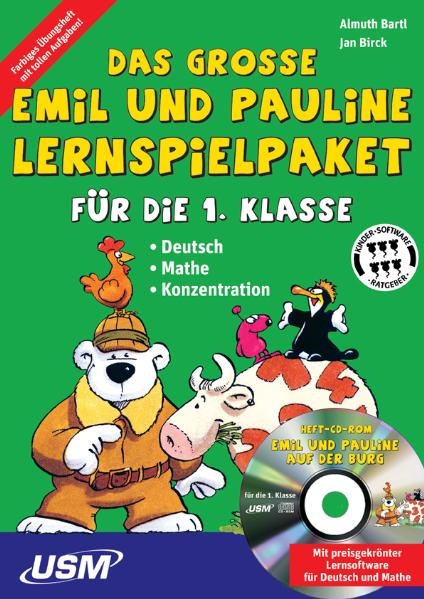 Das gro&szlig;e Emil und Pauline Lernspielpaket f&uuml;r die 1. Klasse