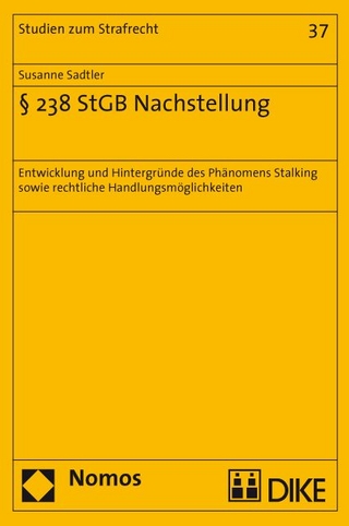 § 238 StGB Nachstellung