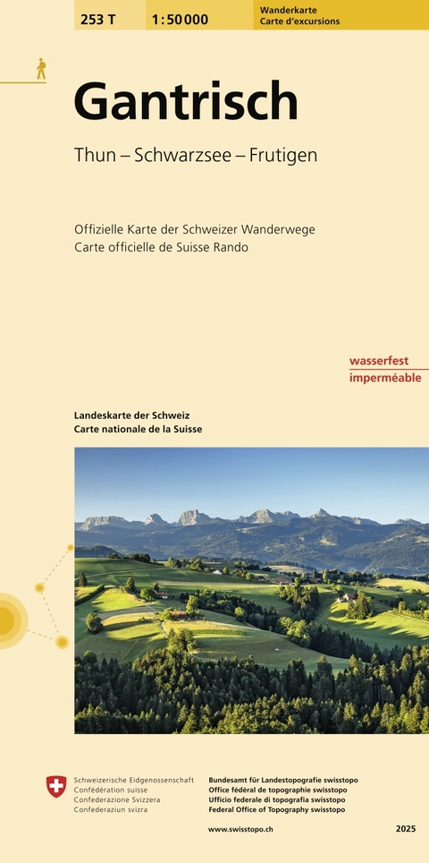 253T Gantrisch Wanderkarte