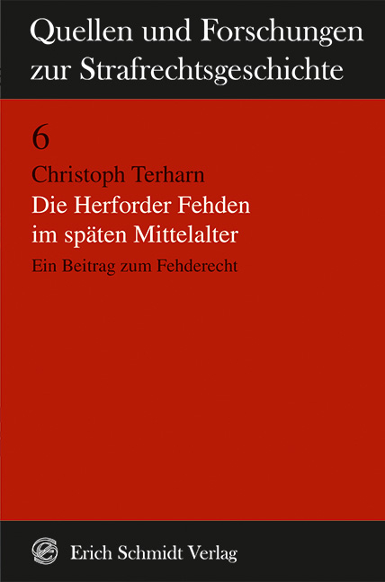 Die Herforder Fehden im sp&auml;ten Mittelalter - Christoph Terharn
