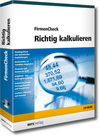 FirmenCheck Richtig kalkulieren