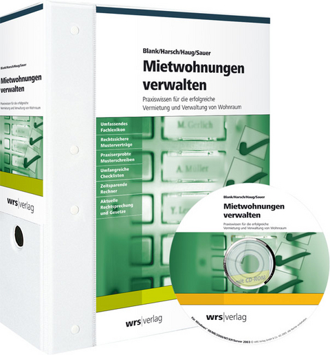 Mietwohnungen verwalten -  Blank,  Harsch,  Haug,  Sauer
