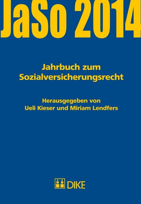 Jahrbuch zum Sozialversicherungsrecht 2014 - 