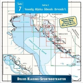 Delius Klasing Sportbootkarten CD-ROM / Venedig - Rijeka - Šibenik - Drvenik V.