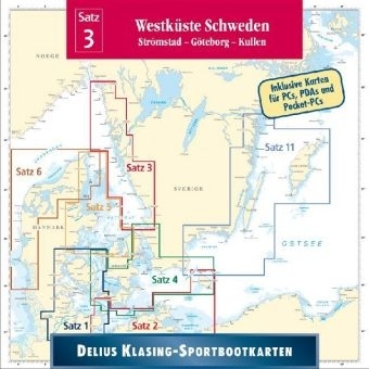 Delius Klasing Sportbootkarten CD-ROM / Westk&uuml;ste Schweden