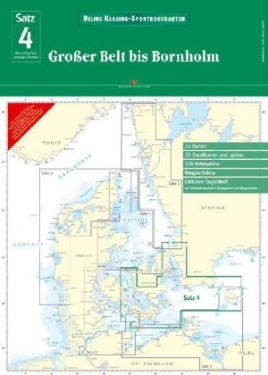 Delius Klasing Sportbootkarten / Großer Belt bis Bornholm