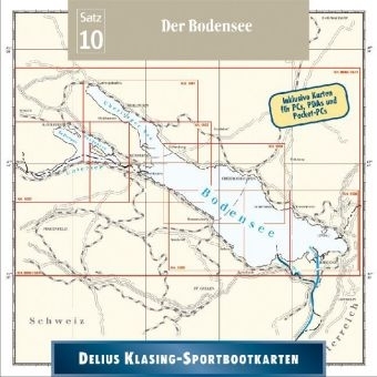 Delius Klasing Sportbootkarten CD-ROM / Bodensee
