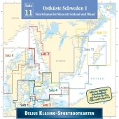 Delius Klasing Sportbootkarten CD-ROM / Ostk&uuml;ste Schweden 1