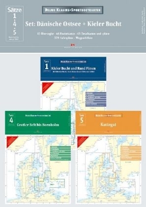 Delius Klasing Sportbootkarten / Dänische Ostsee + Kieler Bucht