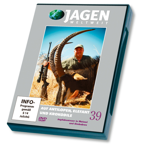 Auf Antilopen, Elefant und Krokodile - JAGEN WELTWEIT DVD Nr. 39 - Patrick Kastner