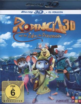 Rodencia und der Zahn der Prinzessin 3D, 1 Blu-ray