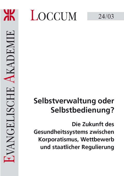 Selbstverwaltung oder Selbstbedienung? - Joachim Lange