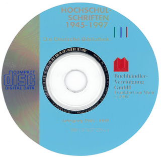 CD-ROM der Hochschulschriften Der Deutschen Bibliothek 1945-1997 (Diss-CD)
