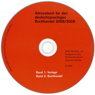 Adressbuch für den deutschsprachigen Buchhandel. September 2008 - CD-ROM-Ausgaben