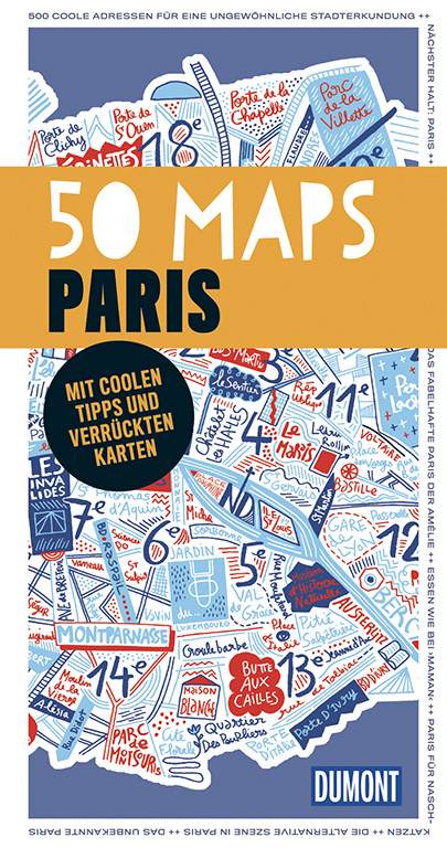 50 Maps Paris (DuMont Reisef&uuml;hrer)