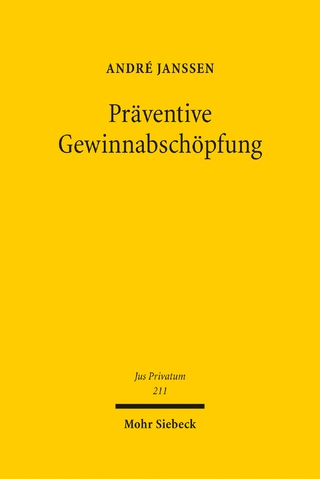 Präventive Gewinnabschöpfung