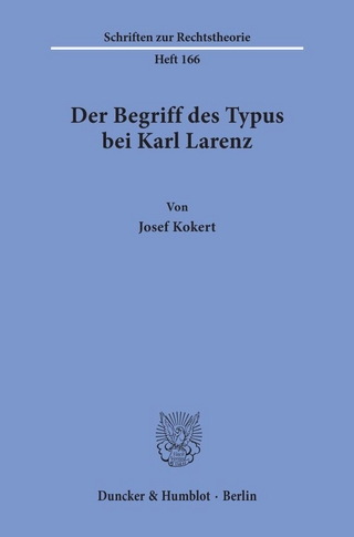 Der Begriff des Typus bei Karl Larenz.