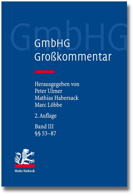 GmbHG - Gesetz betreffend die Gesellschaften mit beschr&auml;nkter Haftung - 