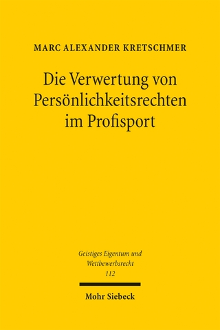 Die Verwertung von Persönlichkeitsrechten im Profisport