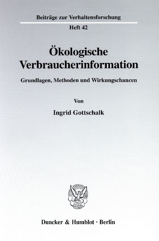 Ökologische Verbraucherinformation.