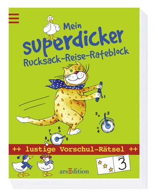 Mein superdicker Rucksack-Reise-Rateblock