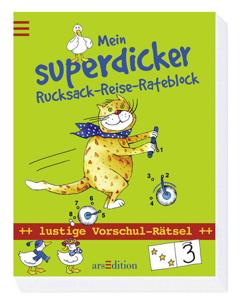 Mein superdicker Rucksack-Reise-Rateblock