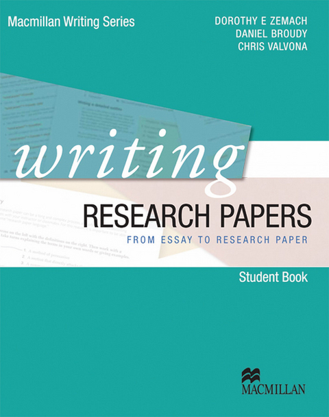 Writing Research Papers - Dorothy Zemach, Chris Valvona