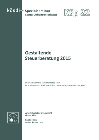 Gestaltende Steuerberatung 2015