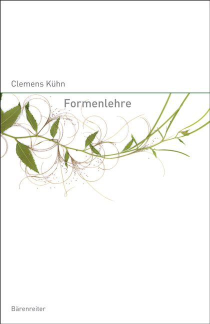 Formenlehre der Musik - Clemens K&uuml;hn