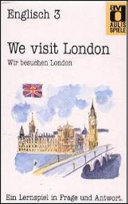 Aulis Kartenspiele. Faltschachtel mit 80 Spielkarten, 1 Spielanleitung und 1 Lösungskarte. Kartenformat 8,9 × 5,7 cm / Englisch / We visit London