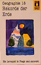 Aulis Kartenspiele. Faltschachtel mit 80 Spielkarten, 1 Spielanleitung und 1 Lösungskarte. Kartenformat 8,9 × 5,7 cm / Geographie / Rekorde der Erde