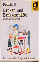 Aulis Kartenspiele. Faltschachtel mit 80 Spielkarten, 1 Spielanleitung und 1 Lösungskarte. Kartenformat 8,9 × 5,7 cm / Politik / Banken und Bankgeschäfte