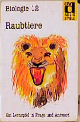 Aulis Kartenspiele. Faltschachtel mit 80 Spielkarten, 1 Spielanleitung und 1 Lösungskarte. Kartenformat 8,9 × 5,7 cm / Biologie / Raubtiere